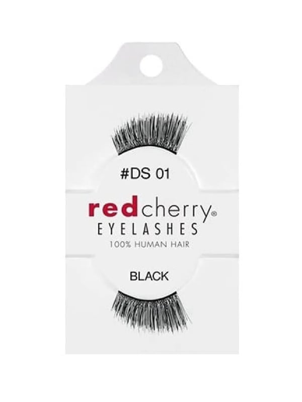 Red Cherry DS 01 False Eyelashes Half-Lash Medium Density Natural Human Hair
