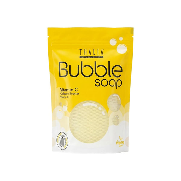 Thalia Vitamin C Bubble Body Soap Bar Grapefruit Oil Lemon 140g