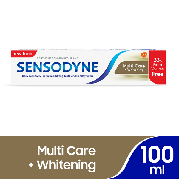 Sensodyne Multi Care + Whitening Fluoride Toothpaste Mint 100 ml