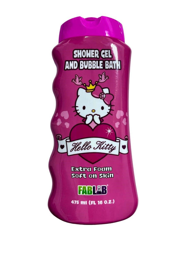 Fablab Hello Kitty Shower Gel & Bubble Bath Gentle 2-in-1 Formula 475ml