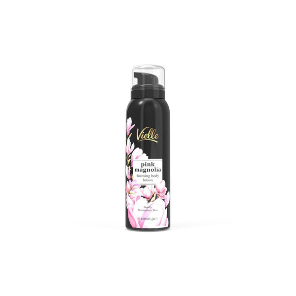 Vielle Pink Magnolia Foaming Body Lotion Glycerin Lightweight Hydration