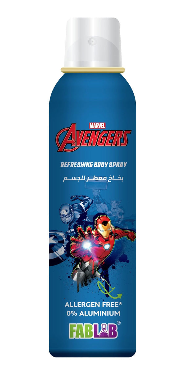 Fablab Avengers Kids Refreshing Body Spray Pleasant Scent 150ml