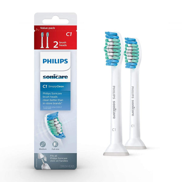 Philips Sonicare FlexCare Spare Brush Heads Soft Bristles 2 Pack HX6012
