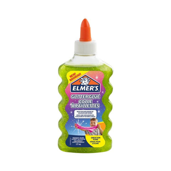 Elmer's Glitter Glue Washable Green 177 ml