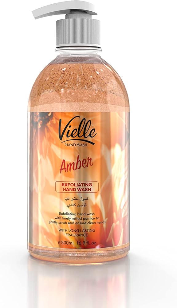 Vielle Scrubbing Hand Wash Exfoliating Pumice Microbeads Amber 500ml