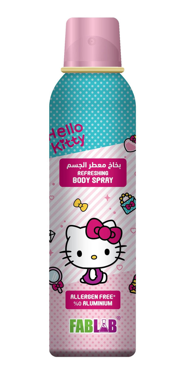 Fablab Hello Kitty Kids Refreshing Body Spray Pleasant Scent 150ml