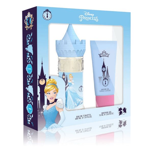 Disney Princess Cinderella Eau de Toilette Floral Fruity Fragrance Set 100 ml + 75 ml Shower Gel