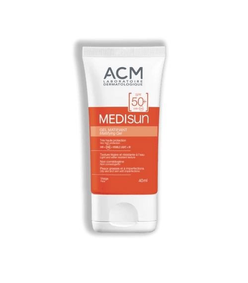 ACM Medisun Mattifying Gel SPF 50+ UVA/UVB Sunscreen, Niacinamide, 30 ml