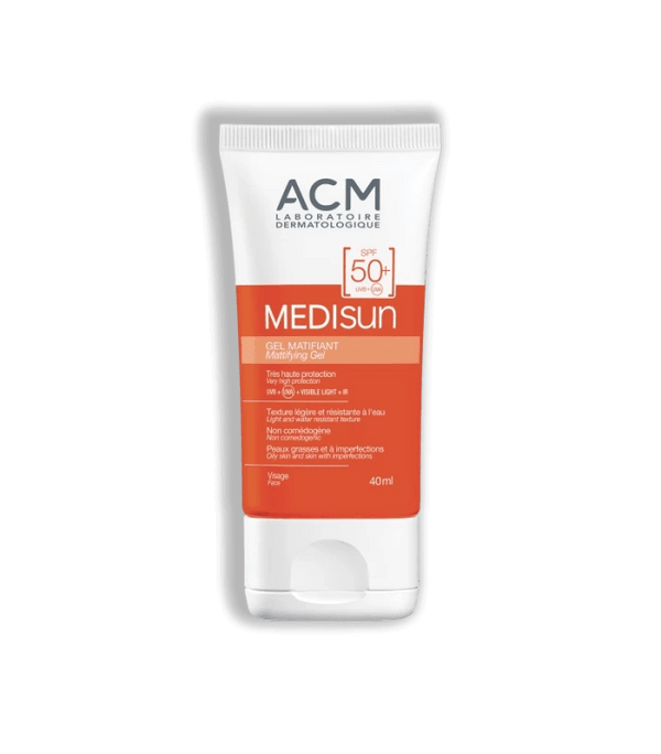 ACM Medisun Mattifying Gel SPF 50+ UVA/UVB Sunscreen, Niacinamide, 30 ml