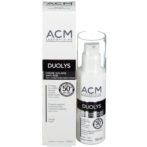 ACM Duolys Anti-Ageing Sunscreen SPF 50+ Lightweight Water-Resistant Face Sunscreen 50 mL