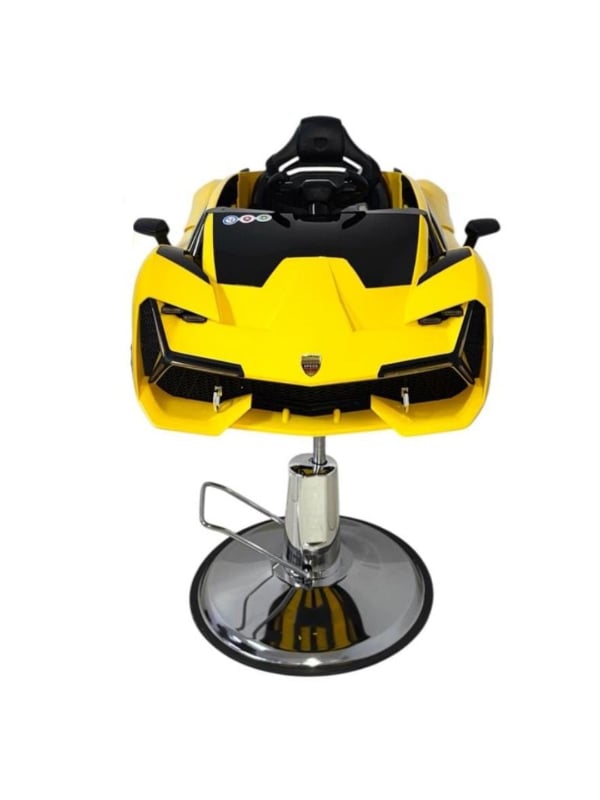 Salon System Baby Car Seat Haircut Chair DM-727 Yellow with Adjustable Hydraulic Base