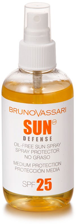 Bruno Vassari Sun Defense Oil Free Sun Spray SPF25 Sunscreen, 200 ml