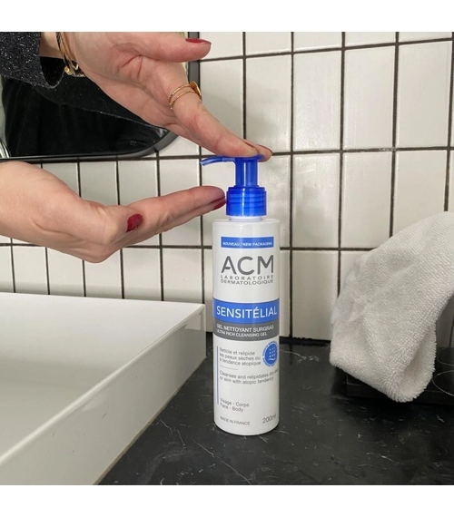 ACM Sensitelial Cleansing Gel Non-Foaming Fragrance-Free Sensitive Skin Cleanser 500 mL