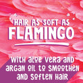 Bear Fruits Flamingo Hair Mask with Aloe Vera and Argan Oil and Hair Cap