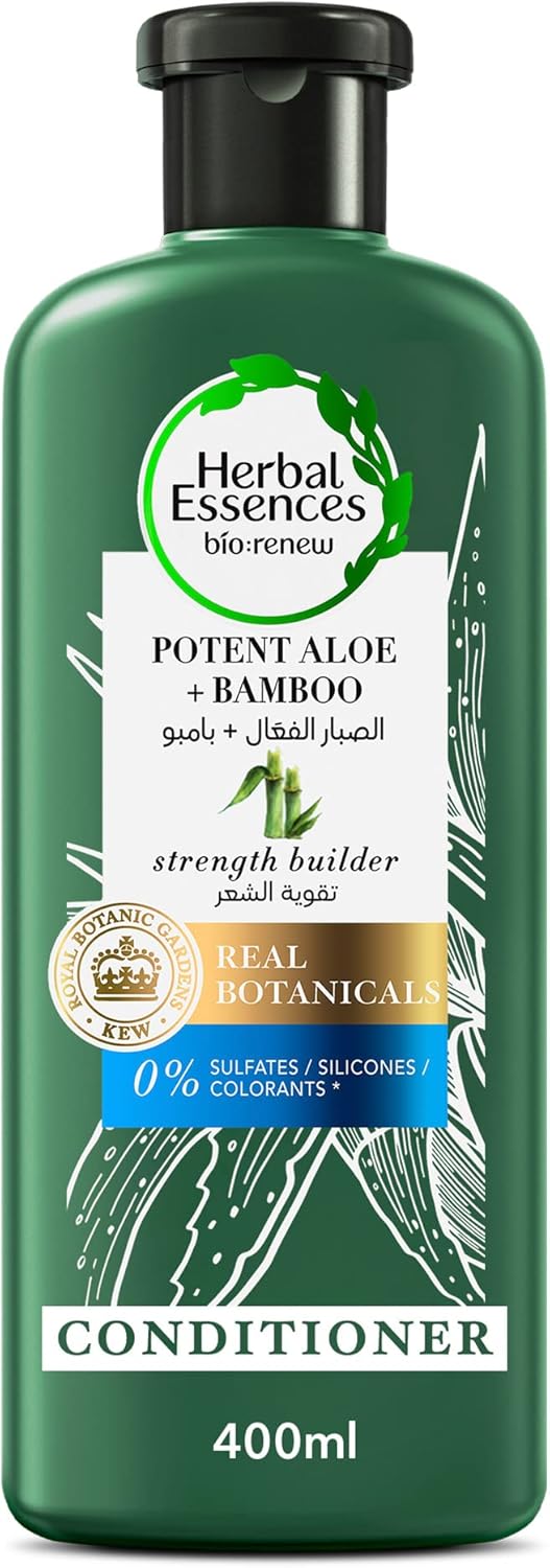 Herbal Potent Aloe Bamboo Strength Builder Conditioner, 400ml