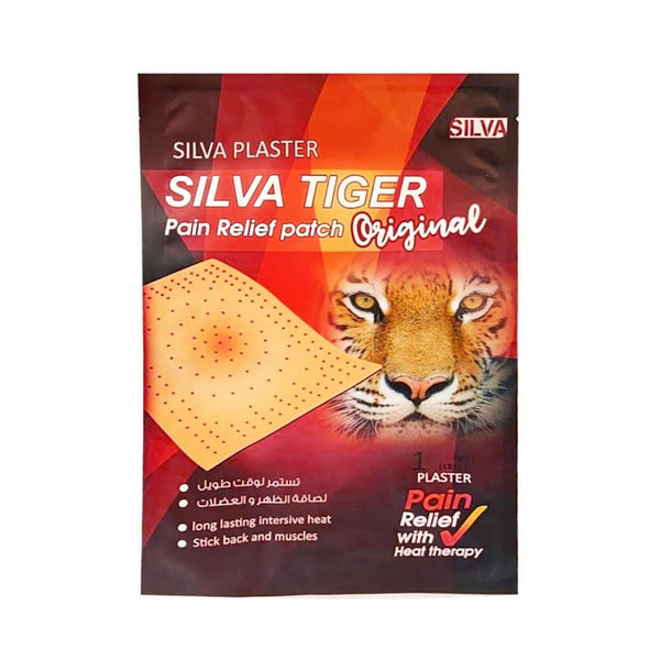 Silva Tiger Original Heating Adhesive Patch, Soothing Muscle Comfort, 1 Piece