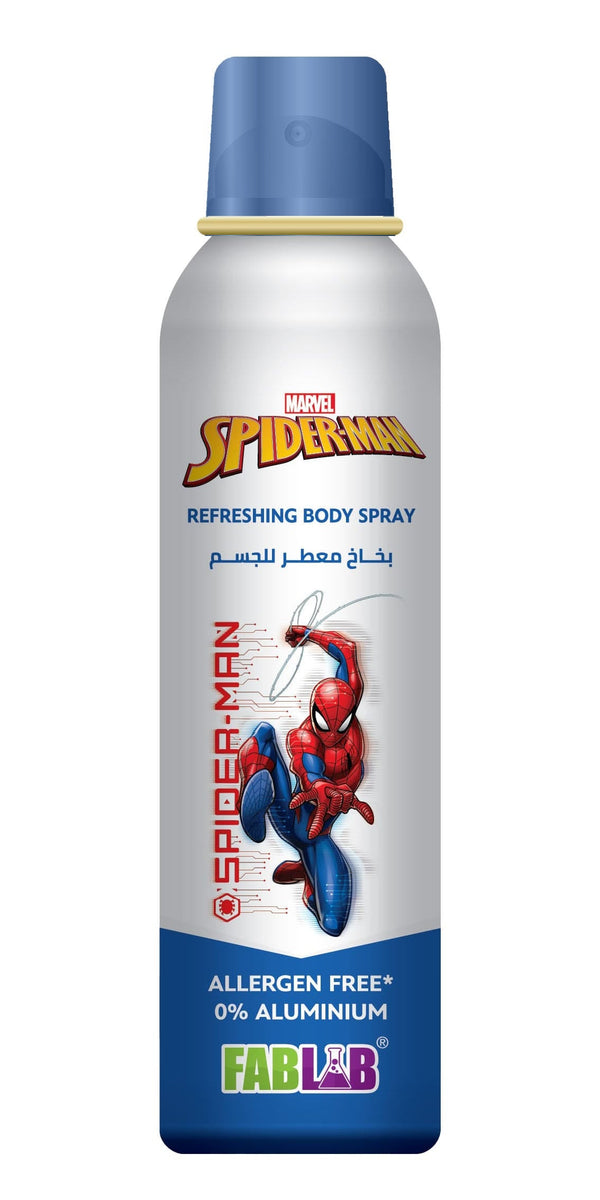 Fablab Spiderman Kids Refreshing Body Spray Pleasant Scent 150ml