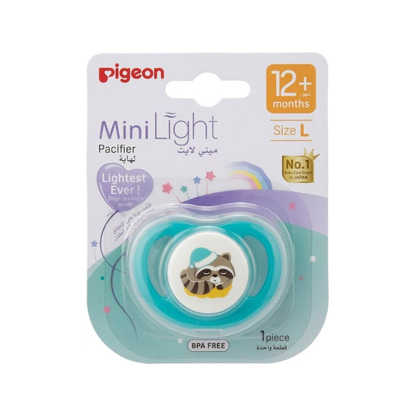 Pigeon Mini Lite Large Pacifier Soft Teat Ventilation Holes 12+ Months