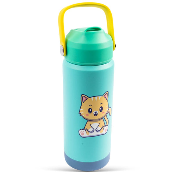 Cocobee Insulated Stainless Steel Water Bottle Leakproof Green 500 ml