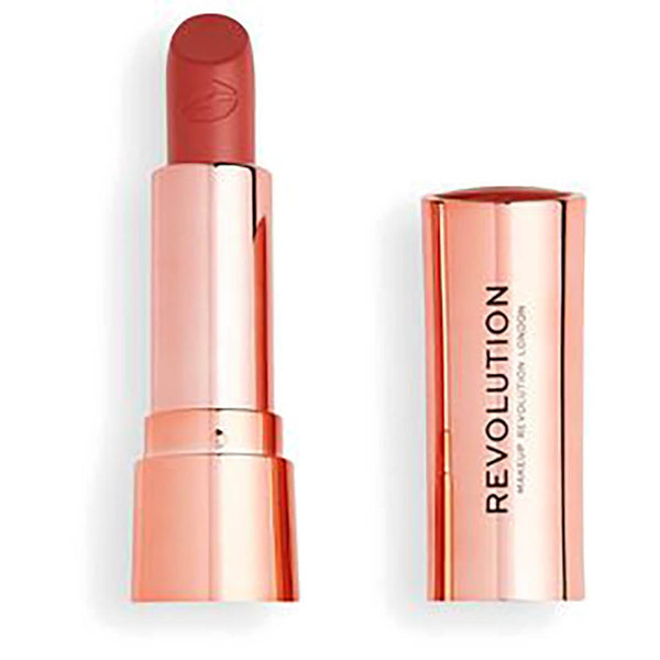 Makeup Revolution Satin Kiss Lipstick Cream Satin Finish White Wedding Red