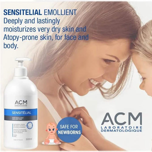 ACM Sensitelial Emollient Care Cream Fragrance-Free Face and Body 500 mL