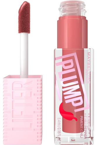 Maybelline Lifter Plump Lip Gloss Shiny Finish Peach Fever 005