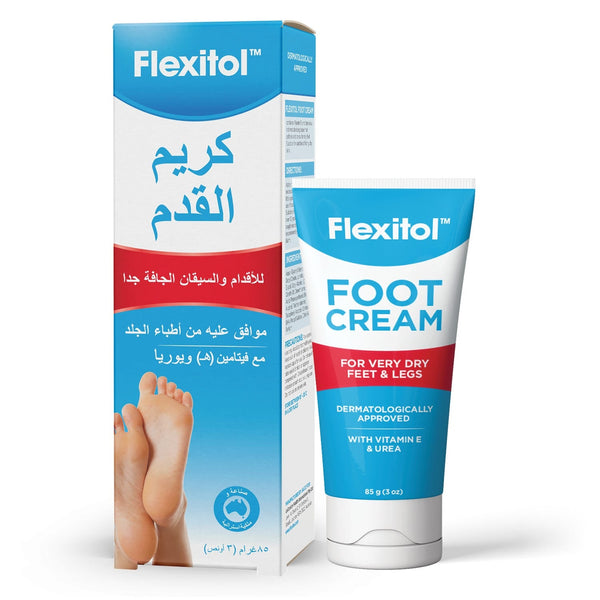Flexitol Foot Moisturizer Cream with Urea and Vitamin E, 85 g