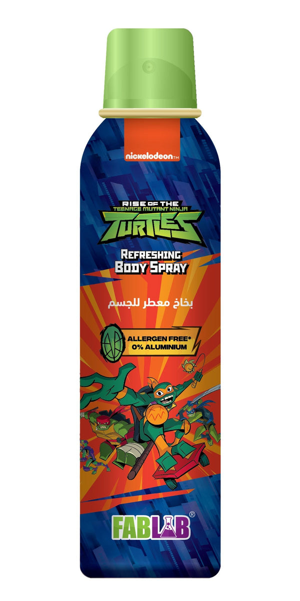 Fablab Mutant Ninja Turtles Kids Refreshing Body Spray Pleasant Scent 150ml