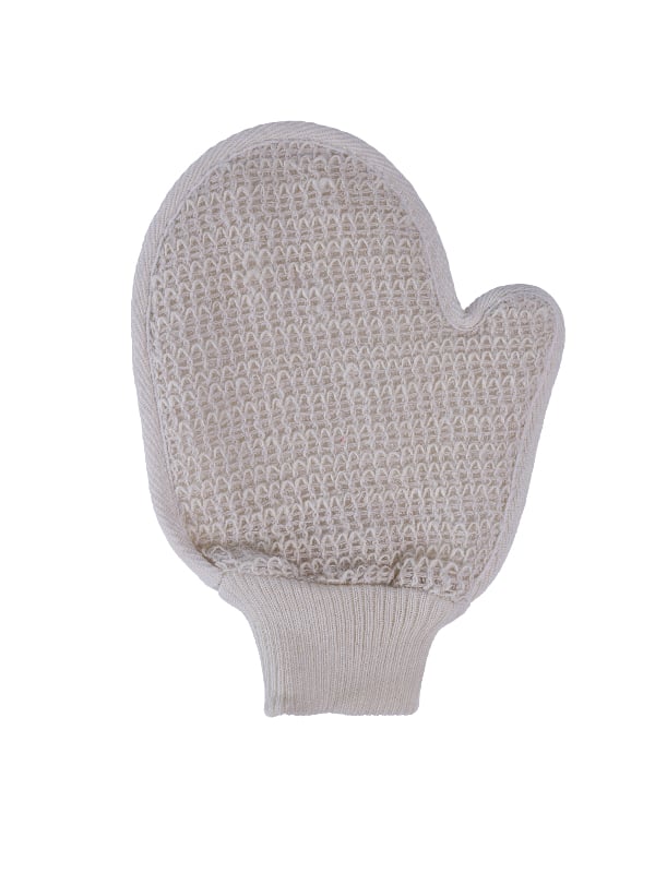 Spa System Moroccan Bath Exfoliating Glove Textured Weave BK25-160