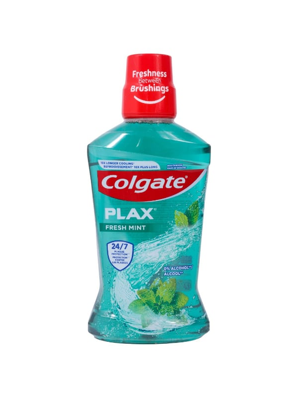 Colgate Plax Mint Alcohol-Free Mouthwash, 500 ml