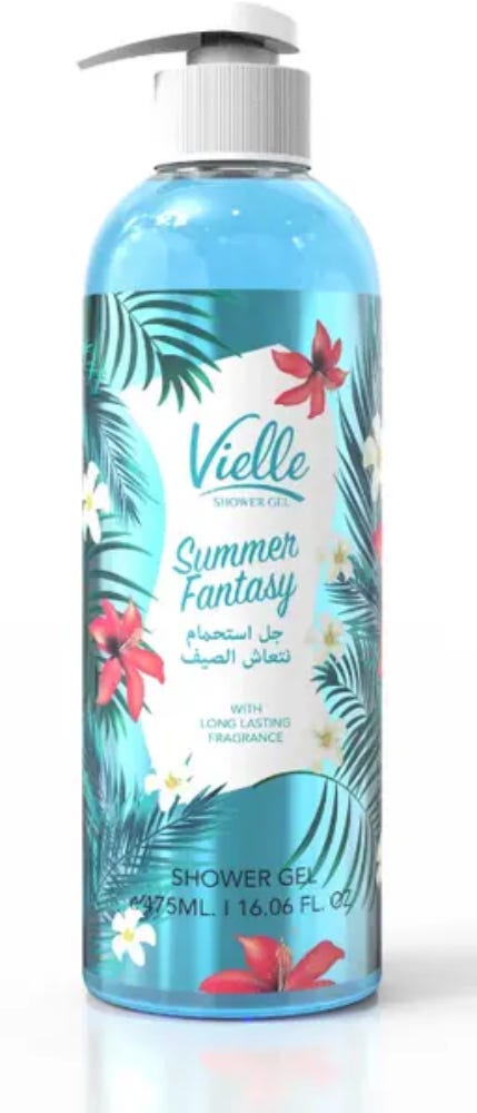 Vielle Shower Gel Summer Fantasy Aloe Vera & Chamomile 475ml
