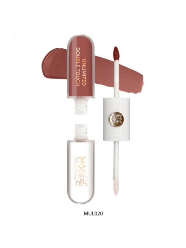 Makeover22 Matte & Shiny Liquid Lipstick Dual-Finish Lip Color, 22-MUL020