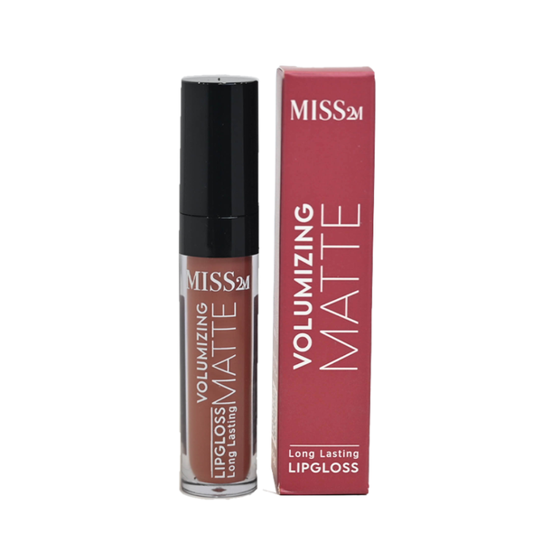 Miss 2M Volumizing Matte Lip Gloss Long-Lasting Formula Shade 124