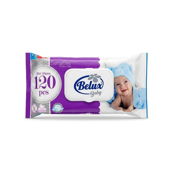 BeLux Baby Wipes Gentle Cleansing Sensitive Skin 120 Wipes