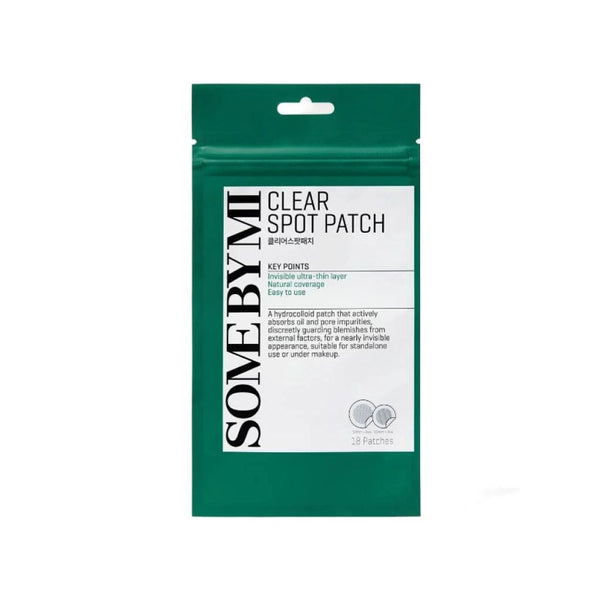 Some By Mi 30 Days Miracle Clear Spot Patch, Transparent Blemish Patch, 18 Patches