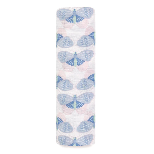 aden + anais Classic Muslin Baby Swaddle, Pre-Washed Cotton, Deco