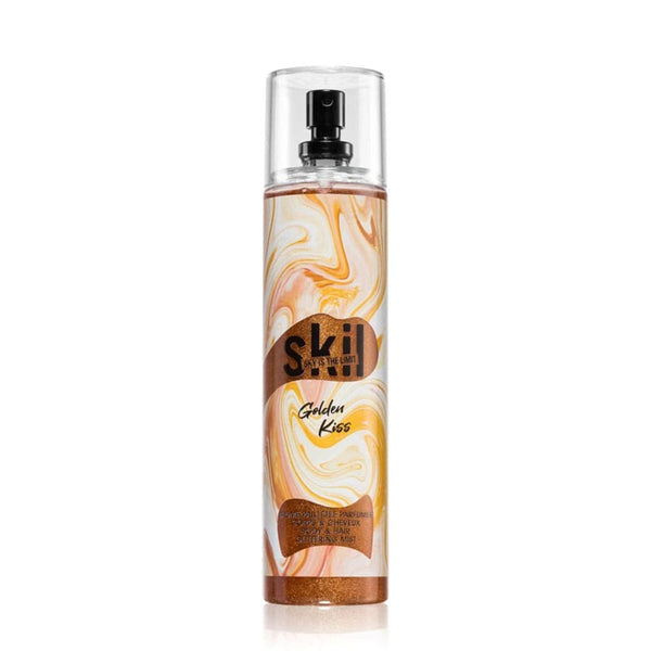 Skil Golden Kiss Perfumed Hair & Body Mist Shimmer Spray 250 ml