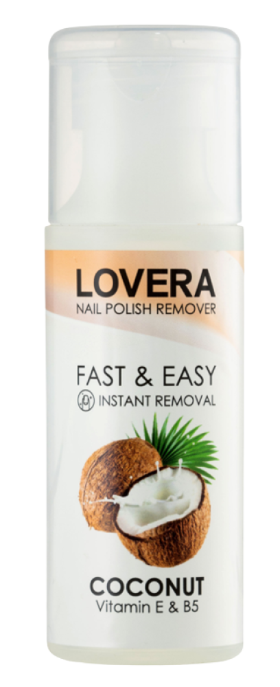 Lovera Coconut Nail Polish Remover with Coconut Oil