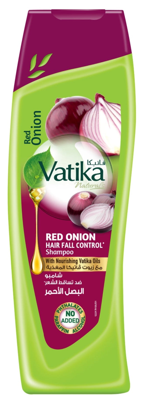 Vatika Naturals Red Onion Shampoo Liquid Scalp Nourishment 400 ml