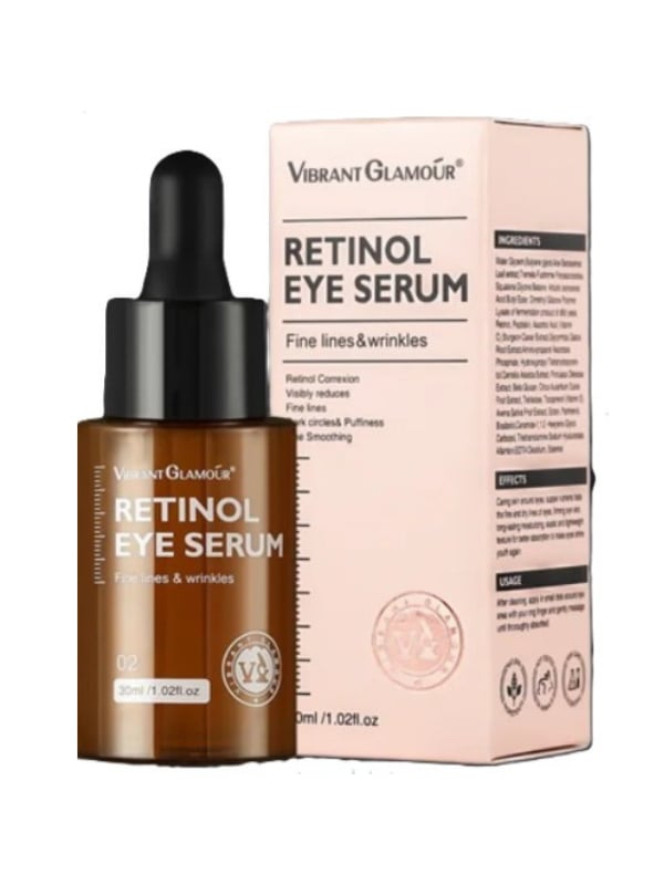 Vibrant Glamour Retinol Under-Eye Serum, Fast-Absorbing, 30 ml