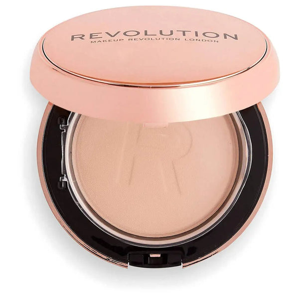 Revolution Conceal & Define Powder Foundation P5 Natural Finish High Coverage