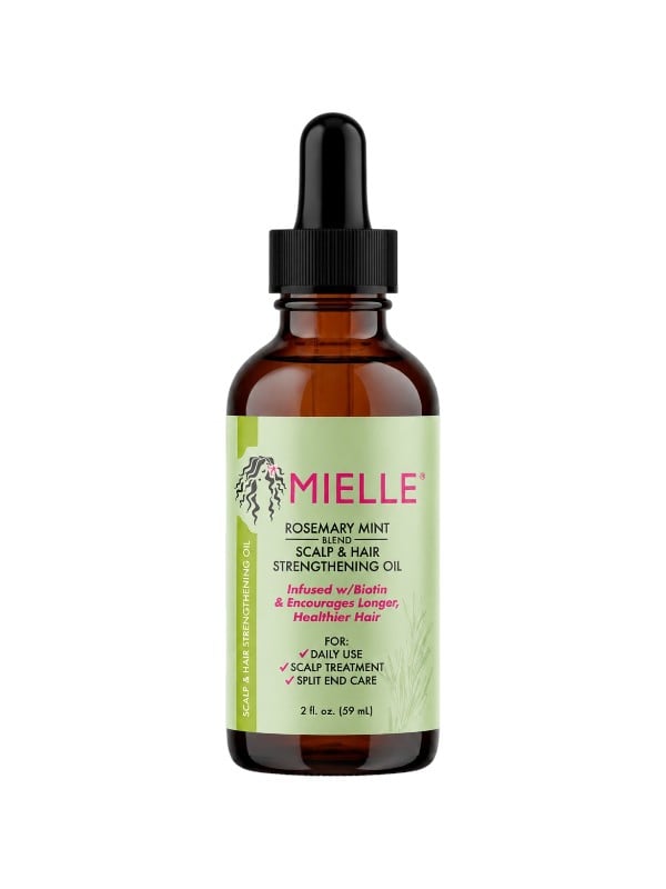 MIELLE Rosemary Mint Scalp and Hair Oil with Biotin, 59 ml