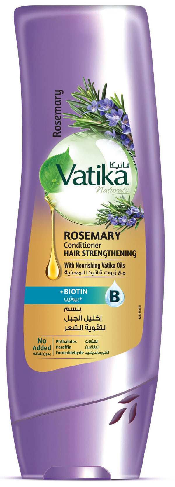 Dabur Vatika Naturals Rosemary Conditioner Liquid Biotin Hair Strengthening 360 ml