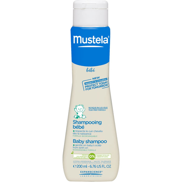 Mustela Baby Shampoo Gentle Tear-Free Formula for Fine Hair 200 ml