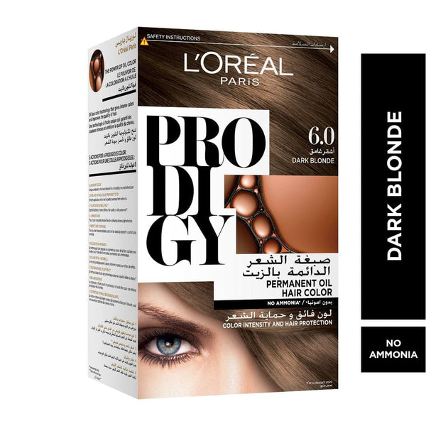 L'Oreal Paris Prodigy Permanent Hair Color Ammonia-Free Micro-Oil Dark Blonde 6.0