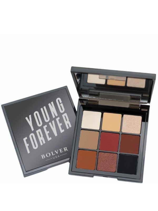 Bolver Young Forever Eyeshadow Palette E10 Matte Shimmer Metallic Shades