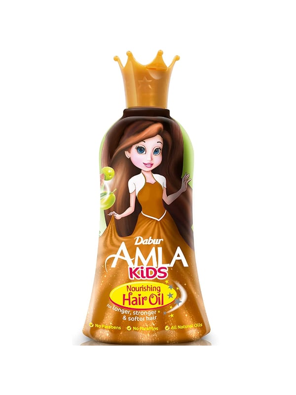 Dabur Amla Kids Nourishing Hair Oil with Amla, Olive and Almond Oils, 200 ml