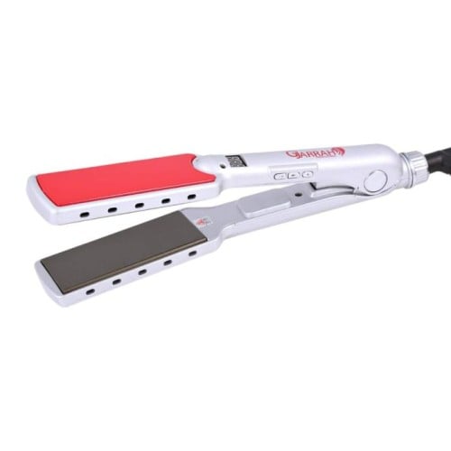 J Jarrah Professional Digital Hair Straightener Wide Ceramic Plates Adjustable Temperature FL-1003