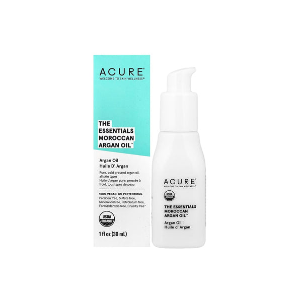 Acure The Essentials Moroccan Argan Oil Cold-Pressed Vitamin E 30 ml