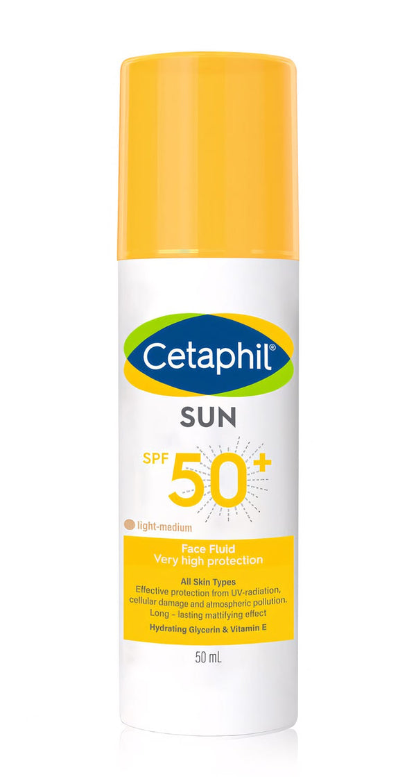 Cetaphil Sun Face Fluid SPF 50+ Tinted Facial Sunscreen 50 ml